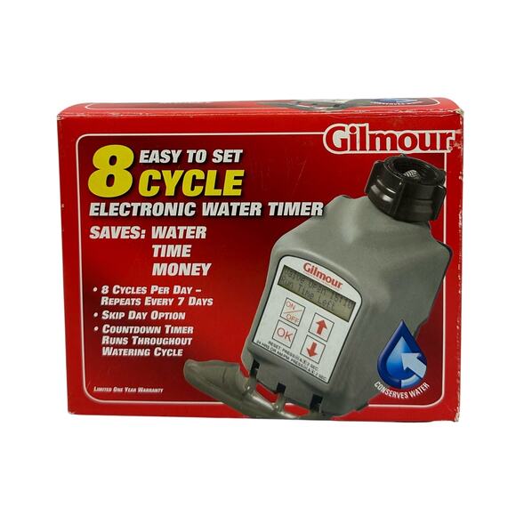 Gilmour Electronic Water Timer and Cycle Model 9408GF New In Box - Picture 1 of 6